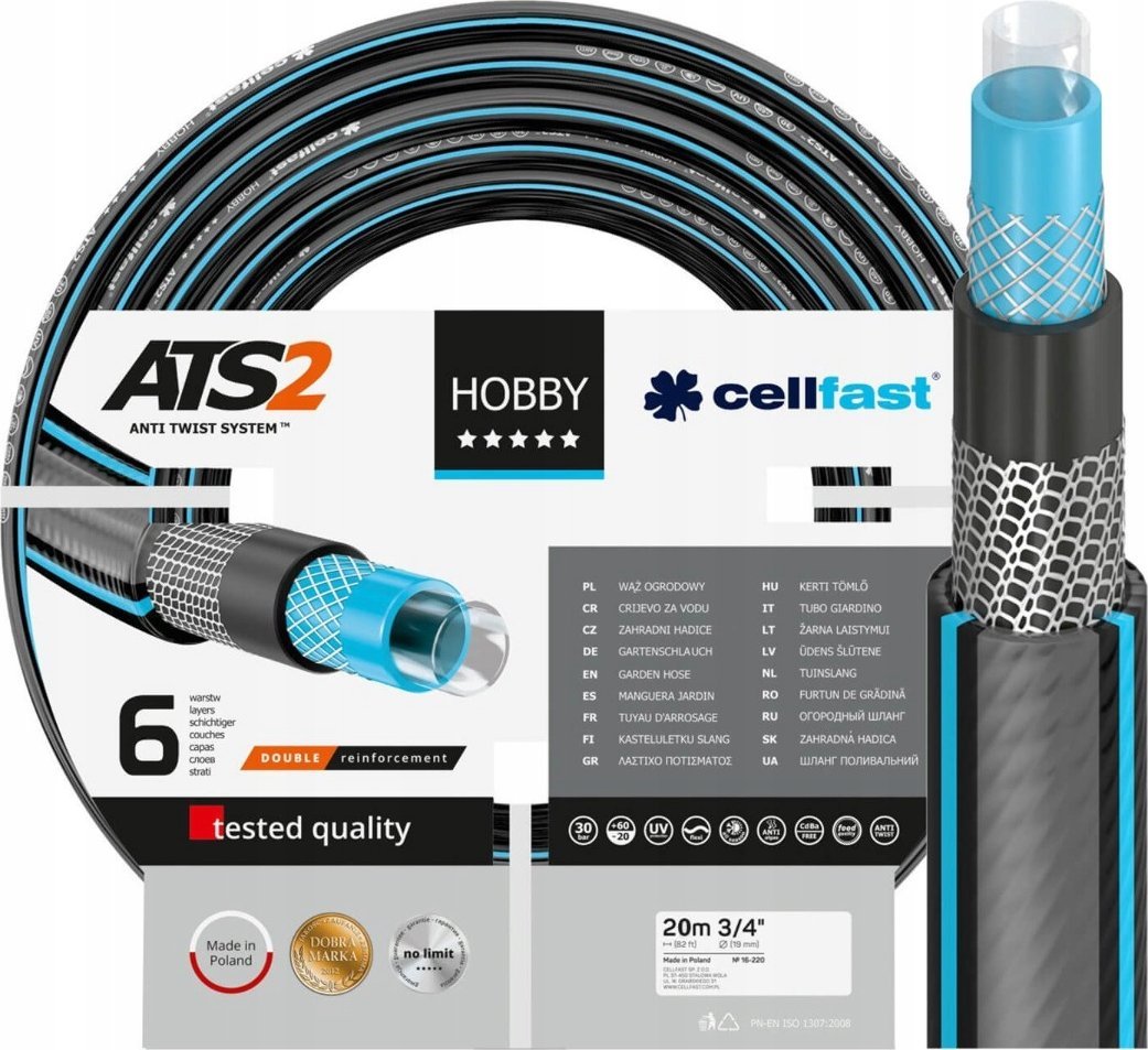 CELLFAST HOBBY ATS2 Zahradní hadice 20m