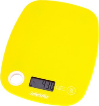 Mesko | Kuchyňská váha | MS 3159y | Maximální hmotnost (nosnost) 5 kg | Dělení 1 g | Typ displeje LCD | Žlutá