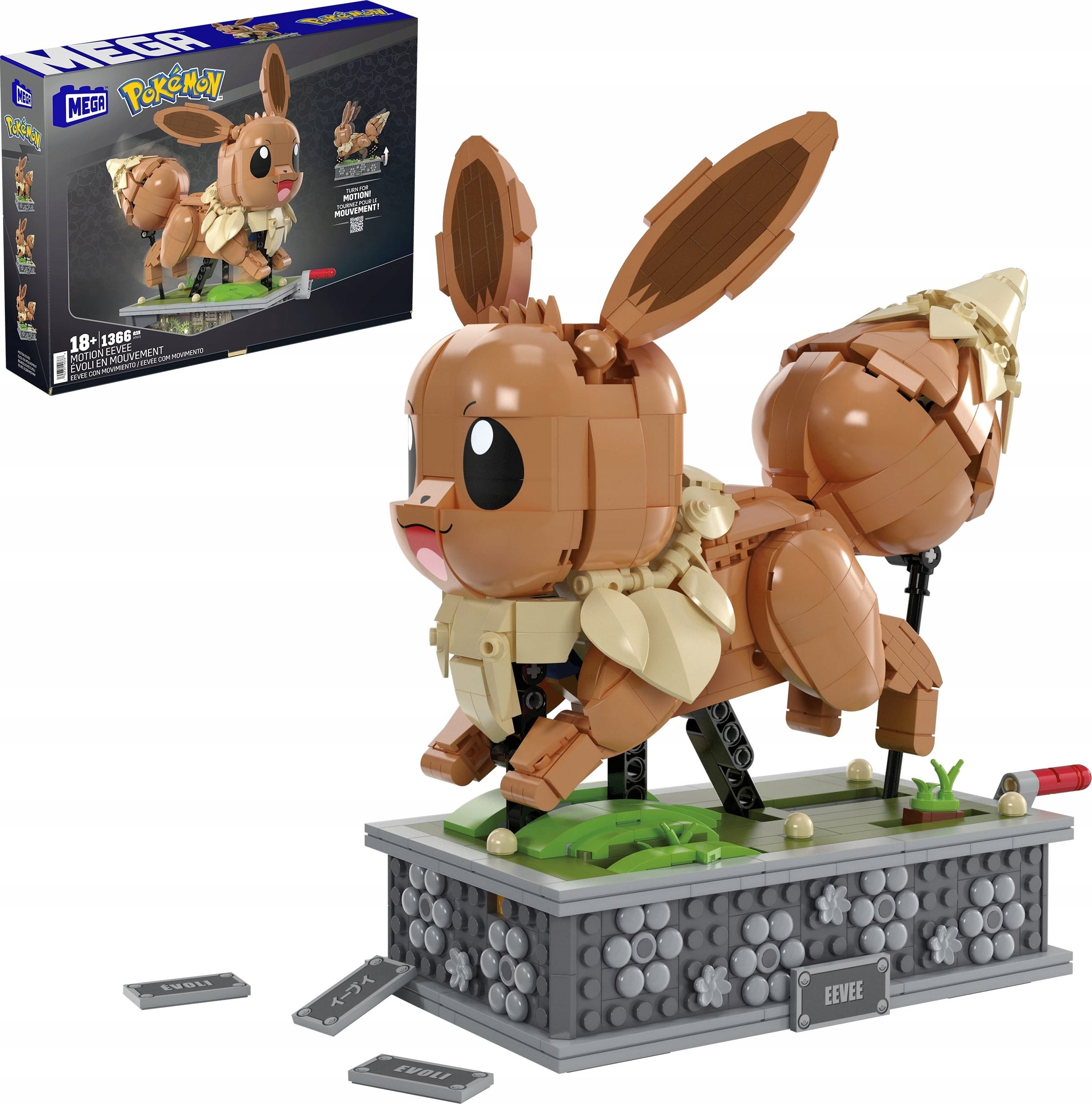 Mattel MEGA Pokémon Motion Evoli, stavebnice
