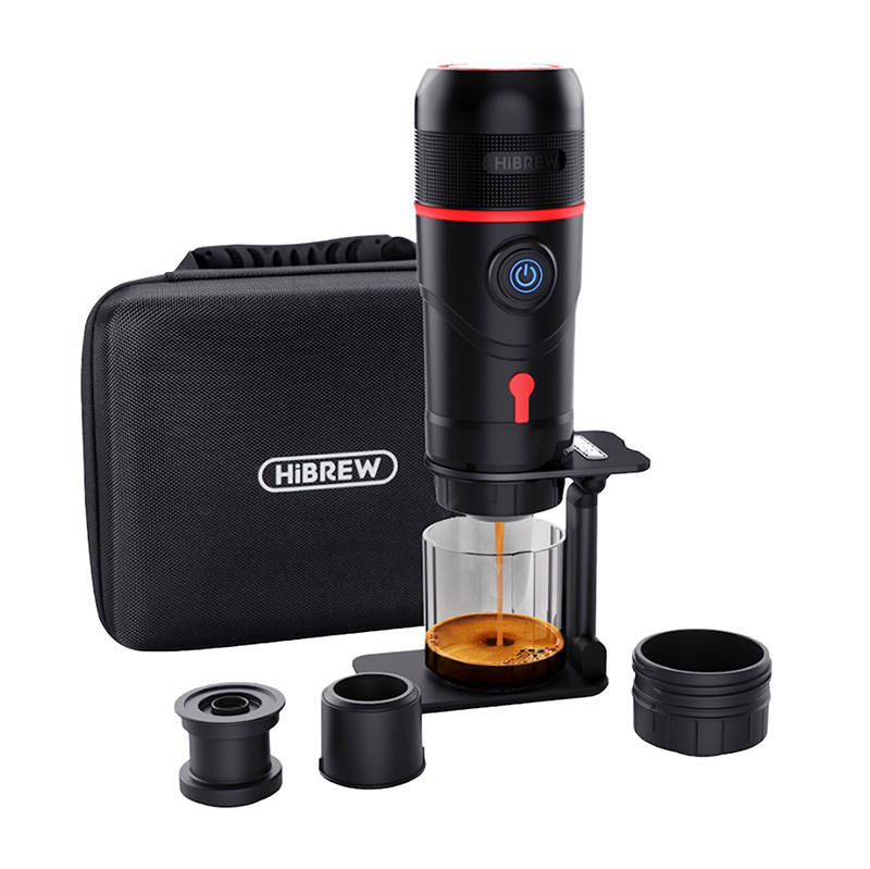 HiBREW H4-premium prenosný kávovar 3 v 1 s puzdrom 80W