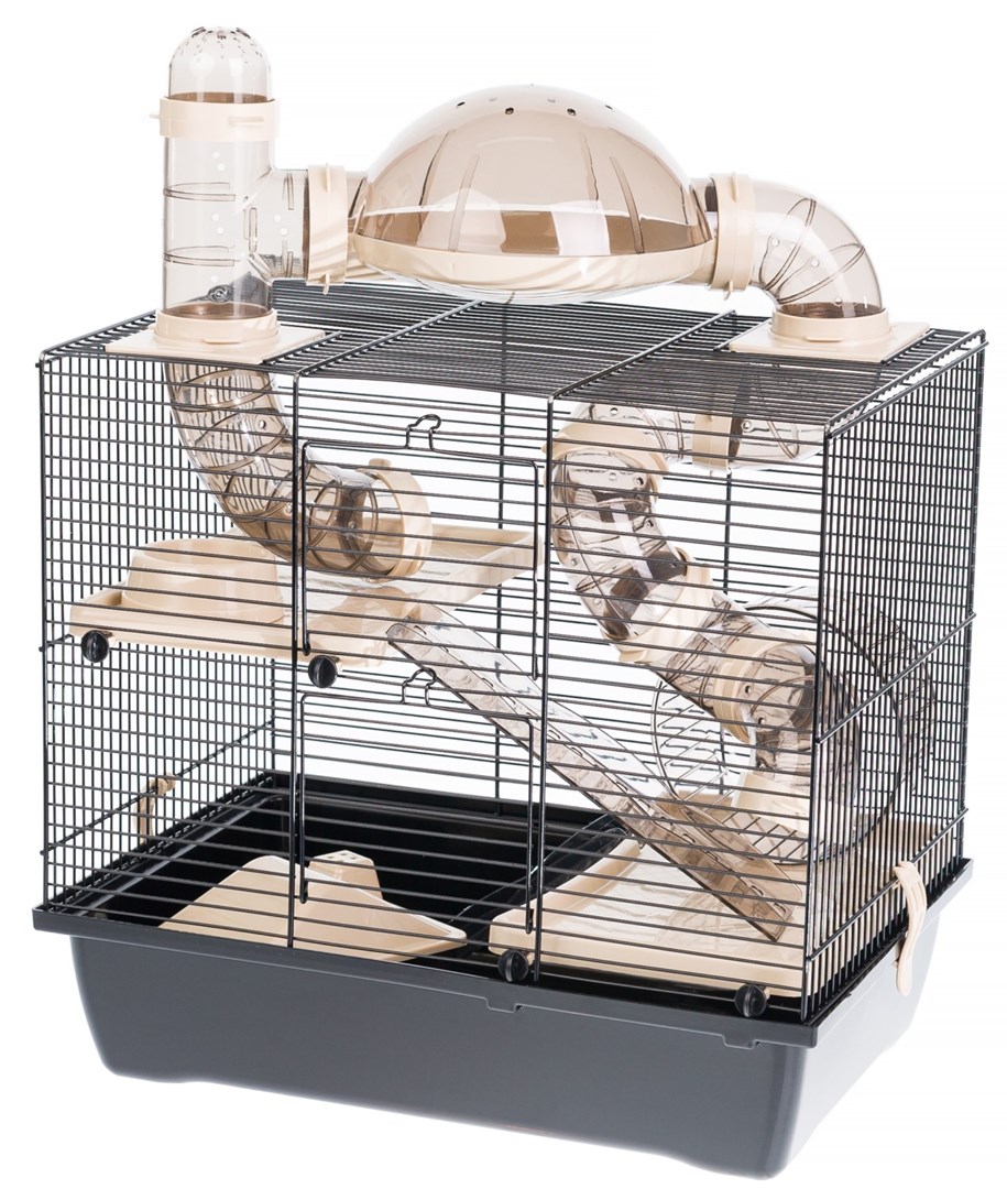 INTER-ZOO Rocky + Terrace beige - klec pro křečka