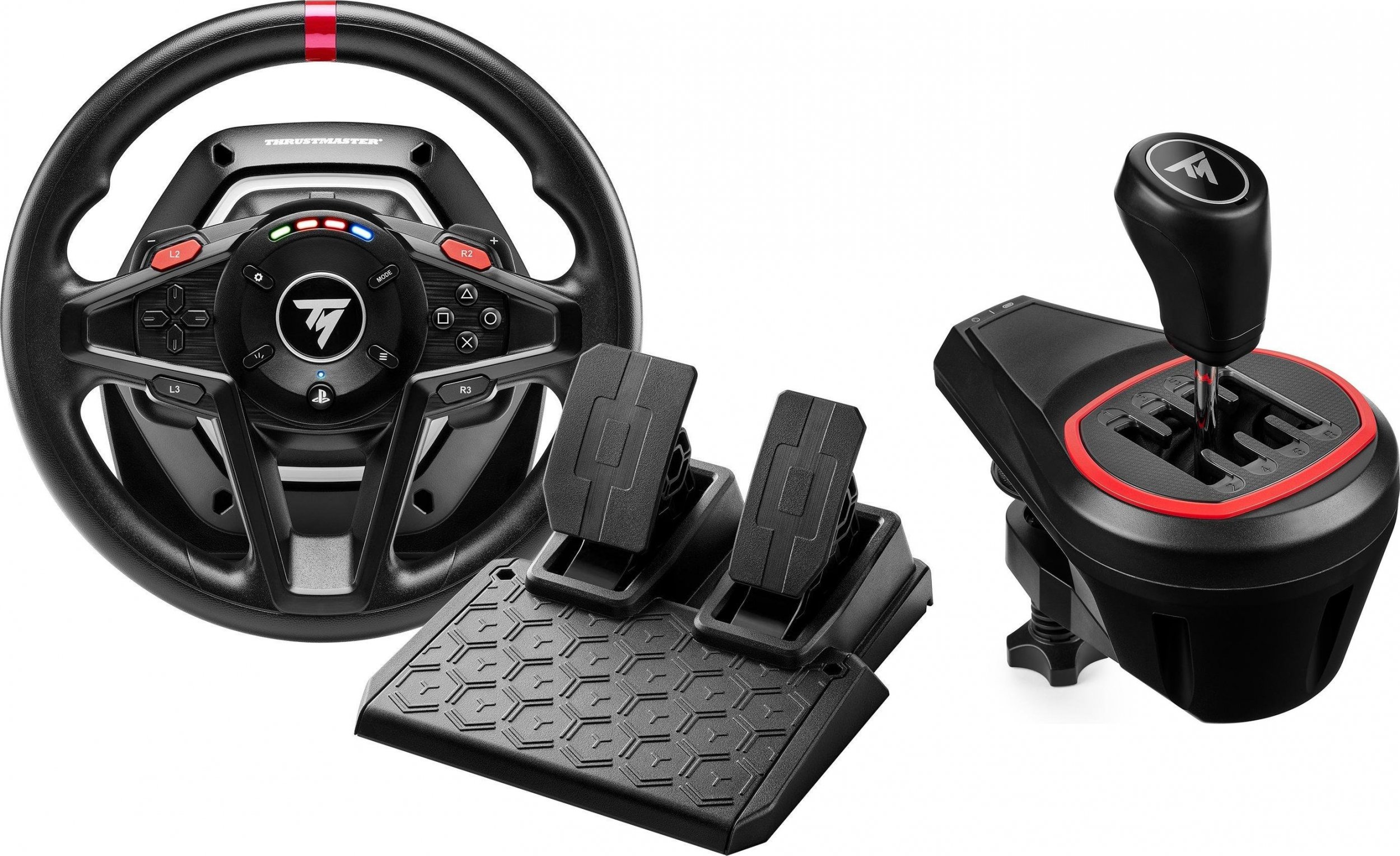 Thrustmaster Volant T128 pro PS5/PS4/PC (4160781) + páčka TH8S (4060256)