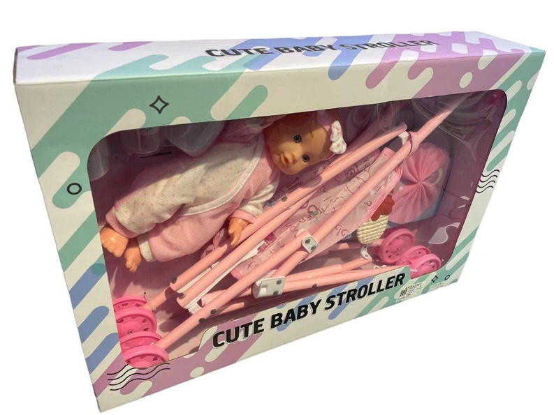 Lele - baby Cute Dětský kočárek TD168A, 20 cm
