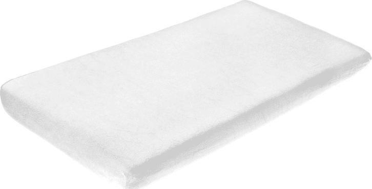 Sensillo nepromokavé froté prostěradlo s nástavcem bílé 120x60