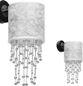 Milagro nástěnné svítidlo ALMERIA SILVER/BLACK 1xE27 (MLP6433) - Eko-Light
