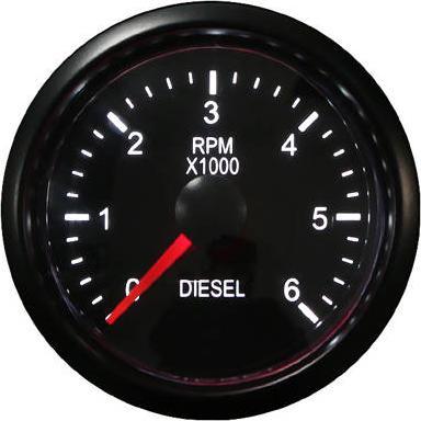 Auto GAUGE Clock AUTO GAUGE 52mm T270 Diesel Otáčkoměr