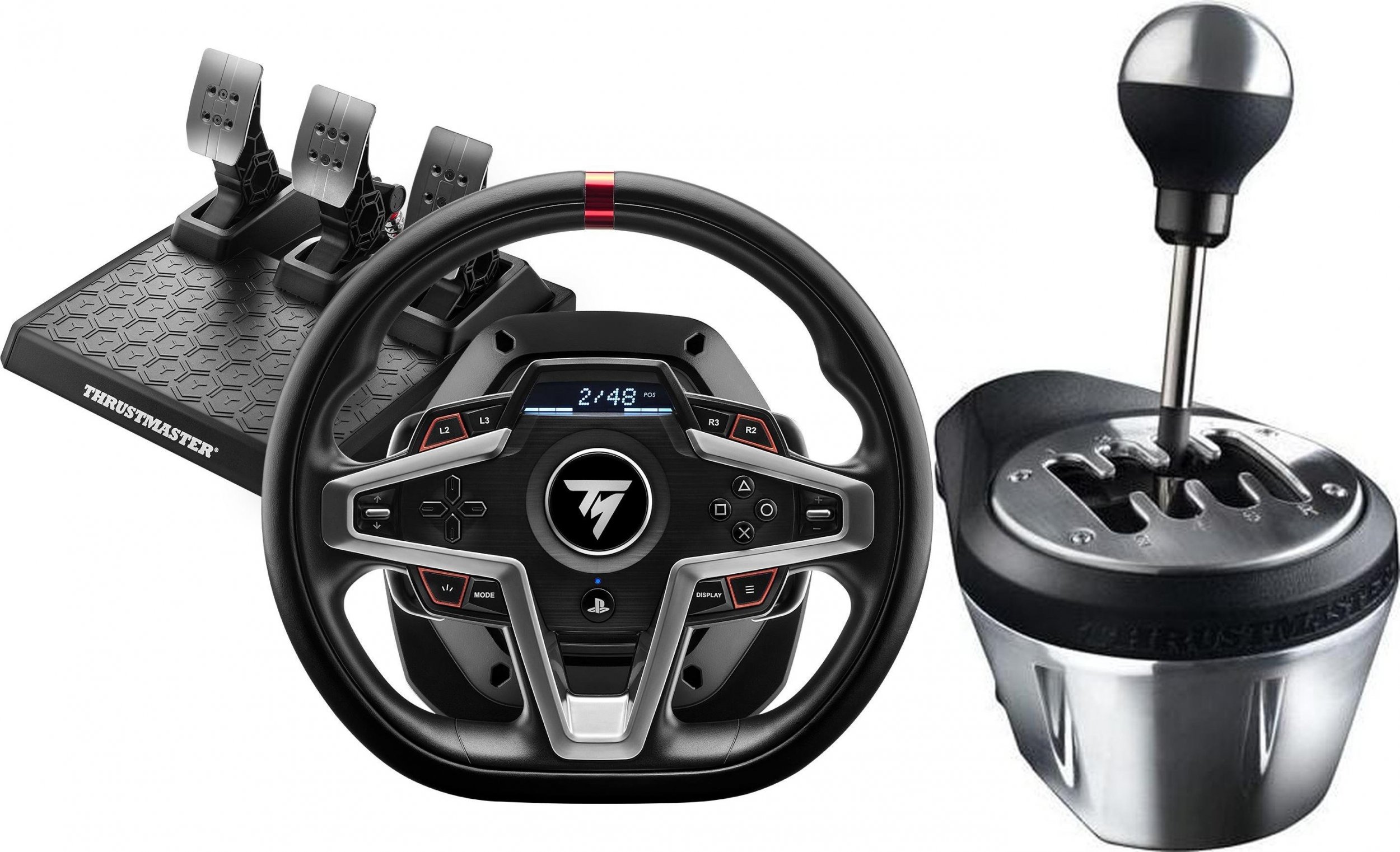 Thrustmaster Volant T248 pro PC/PS4/PS5 (4160783) + konektor TH8A (4060059)