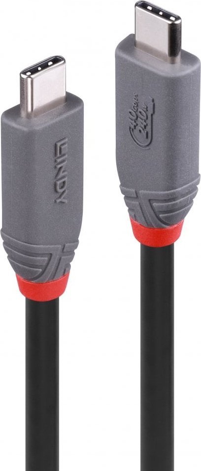 Lindy USB kabel USB-C – USB-C 2 m černý (36958)