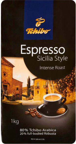 Tchibo Espresso Sicilia Style káva zrnková 1 kg