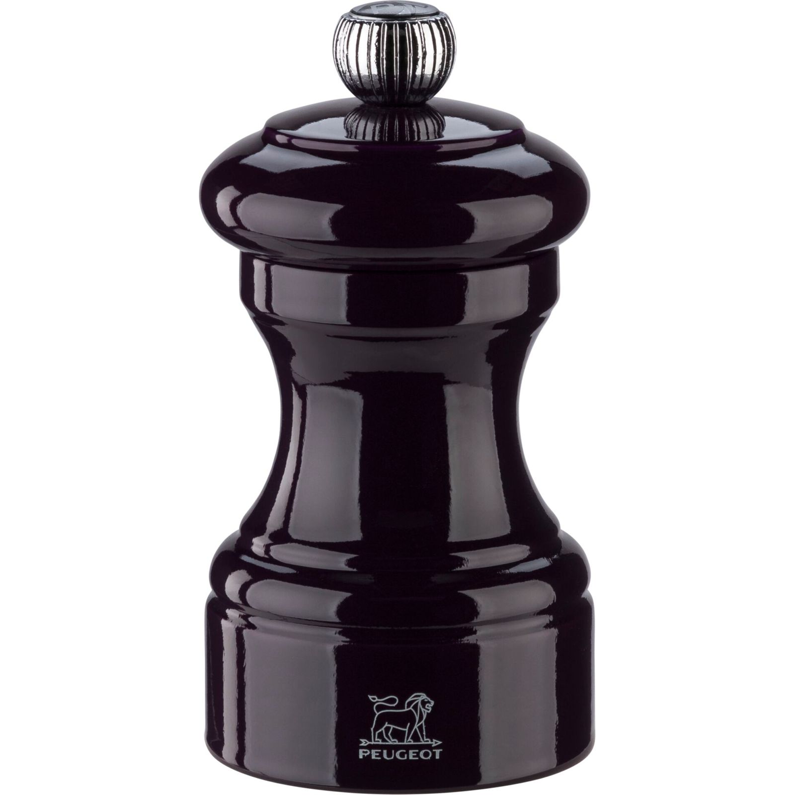 Peugeot Bistro Pfeffermühle 10 cm Aubergine lackiert Holz