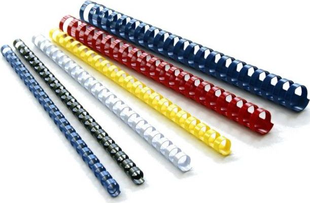 Herlitz vázací hřbety 16 mm 100 ks, červené