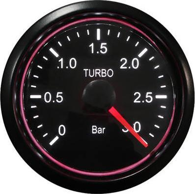 Auto GAUGE Clock AUTO GAUGE 52mm T270 Turbo 0/3