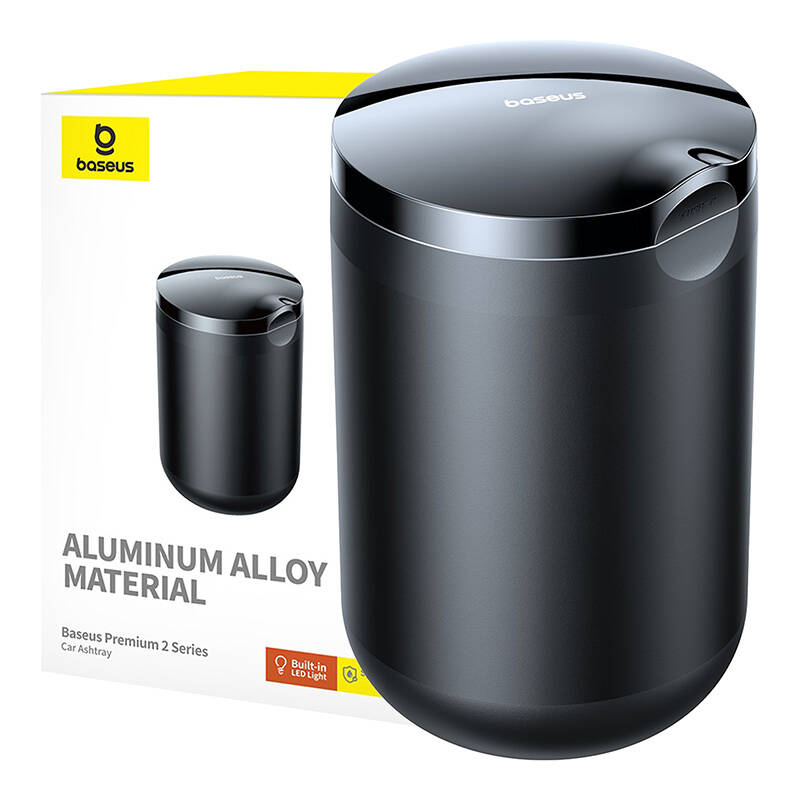 Popolník do auta Baseus Premium 2 (čierny)