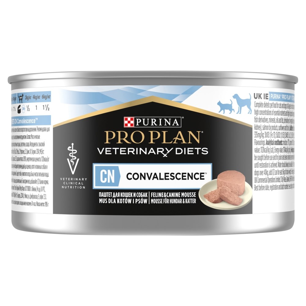 PURINA Pro Plan Veterinary Diets CN Convalescence - mokré krmivo pro kočky a psy - 195 g