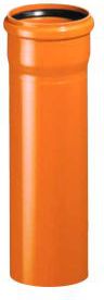 Magnaplast Trubka s hrdlem pro vnější kanalizaci KGEL 200mm 3m (223028)