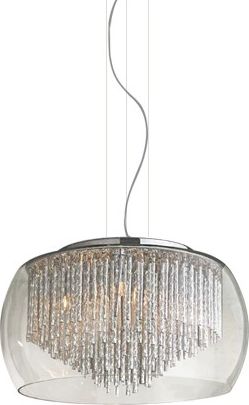 Azzardo REGO moderní glamour chromové závěsné svítidlo (AZ0999)