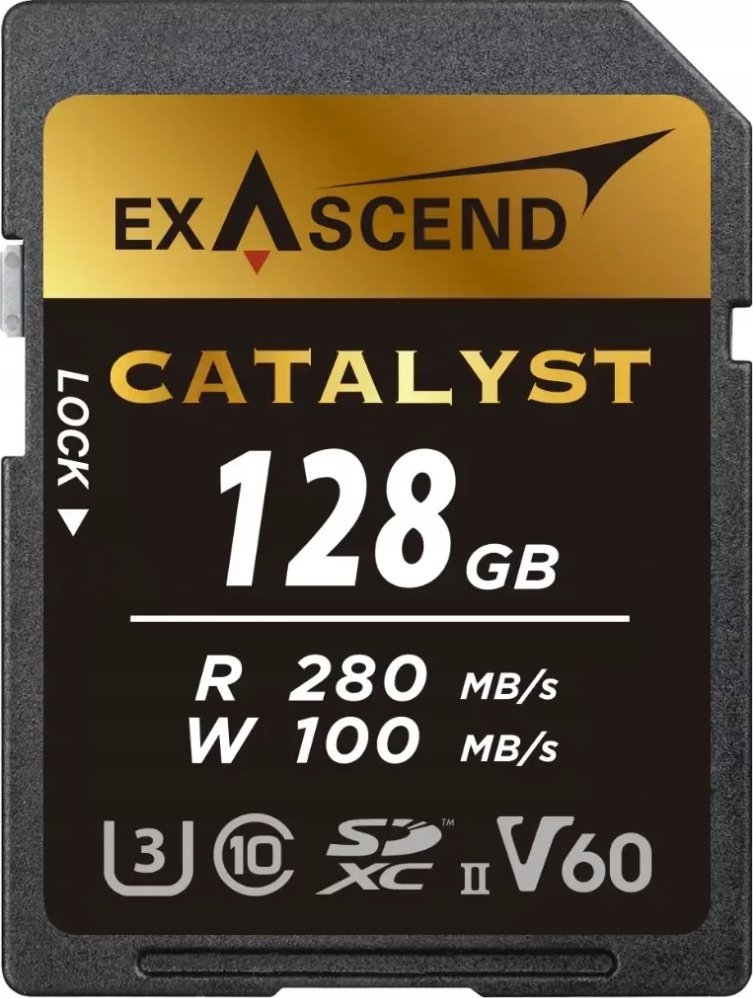 Karta ExAscend Catalyst SDXC 128GB Class 10 UHS-II/U3 V60 (EX128GSDV60)