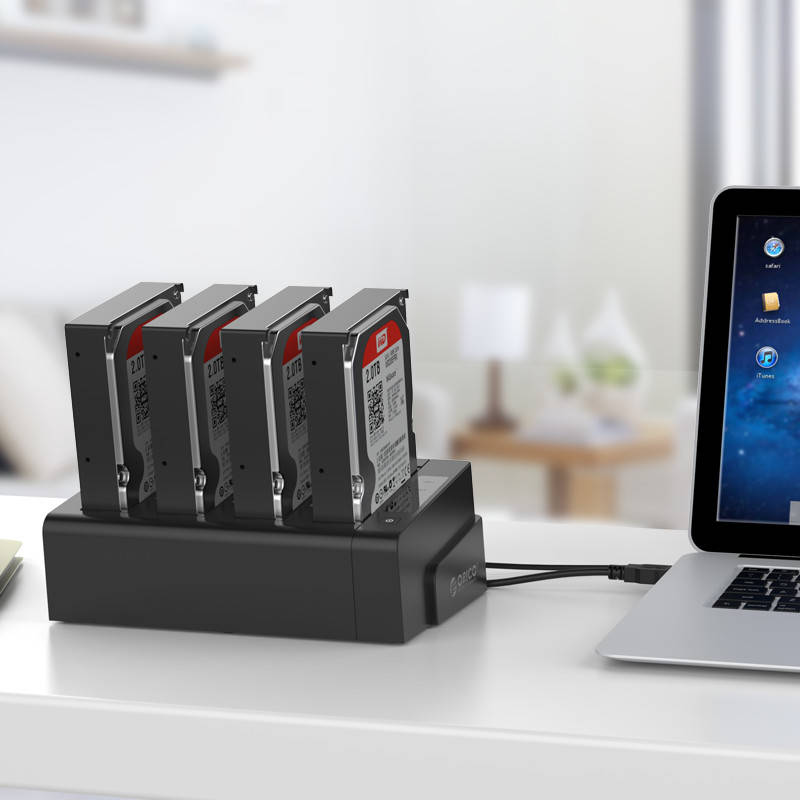 Dokovací stanice pro pevné disky Orico Clone 2.5 / 3,5  4 pozice USB3.0 1 až 3 (černý)