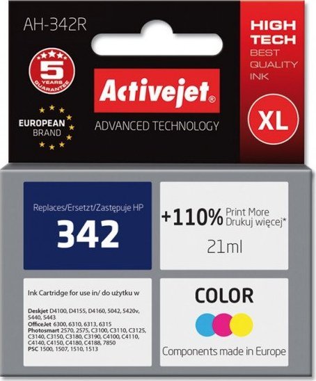 ActiveJet Ink cartridge HP 9361 Col ref no342 - 15 ml AH-361