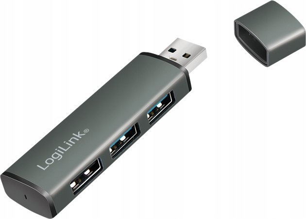 LogiLink USB HUB LogiLink USB 3.2 HUB 3portový, Gen2 s hliníkovým pouzdrem