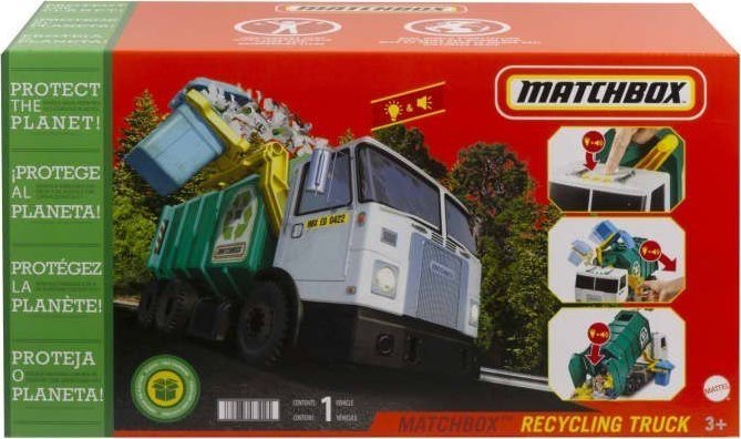 Mattel MEGA BLOKS HHR64 p1 Recyklační popelářský vůz MATTEL