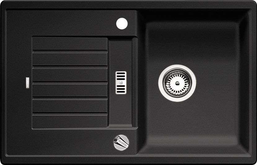 Blanco Zia 45 S Silgranit antracitový dřez s automatickou zástrčkou (514724)