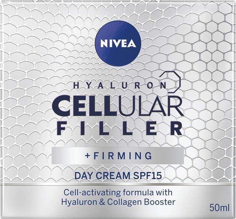 Nivea Hyaluron Cellular Filler + Firming SPF15 denní krém proti vráskám 50ml