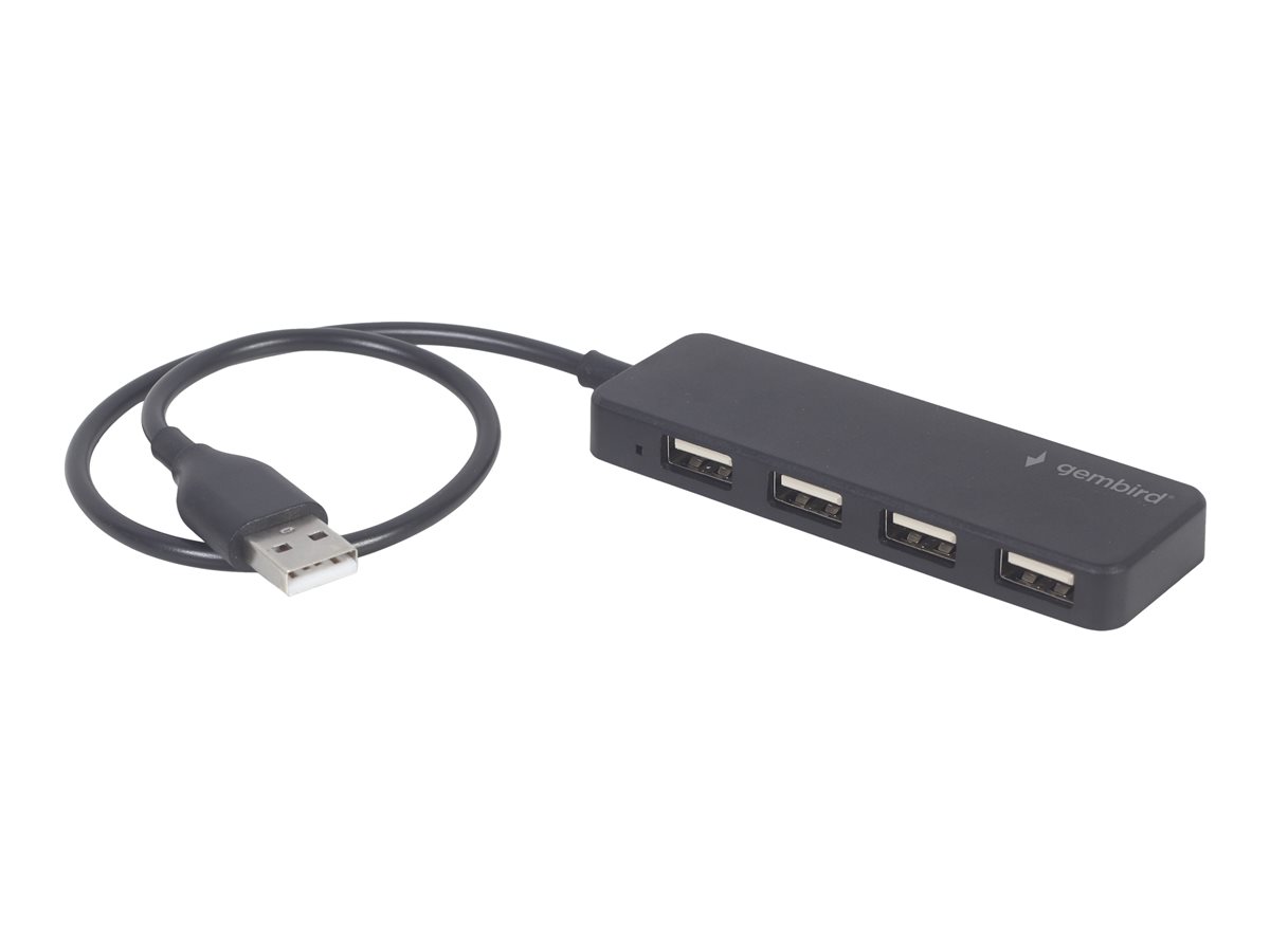 Gembird USB HUB Gembird Hub USB-C 4-port (černý)