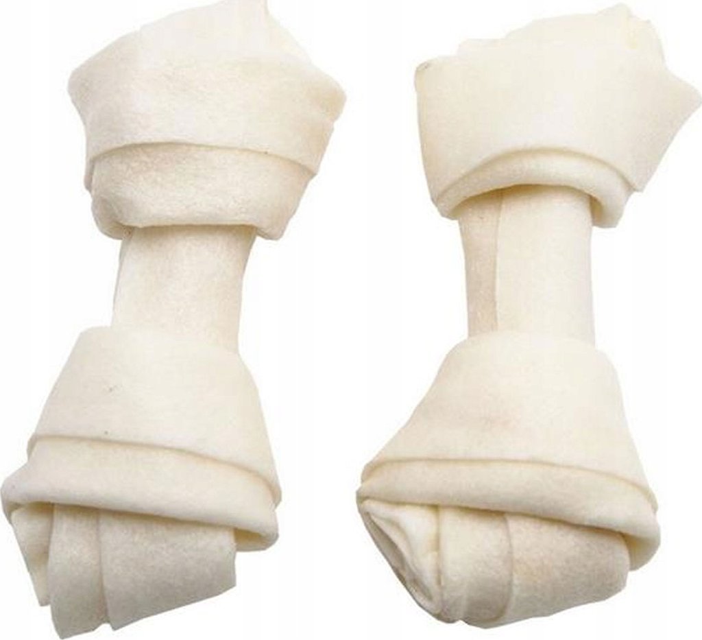 Hau&Miau KOST BONE, BÍLÁ, 12,5 cm, 2 ks/bal., 80 g/bal., 120 ks/bal.
