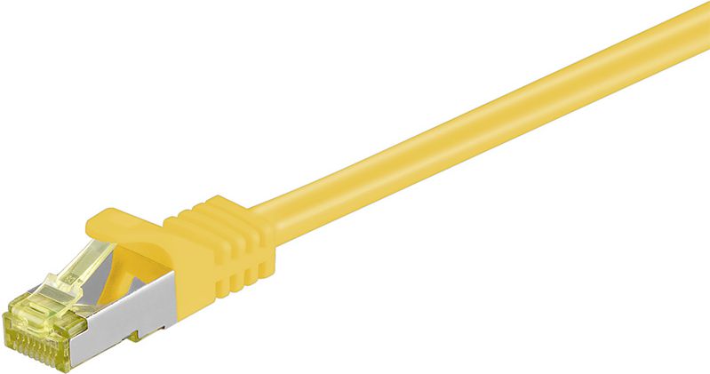 RJ-45 Patchkabel Cat 6.a S/FTP (PIMF), mit Cat.7 Rohkabel