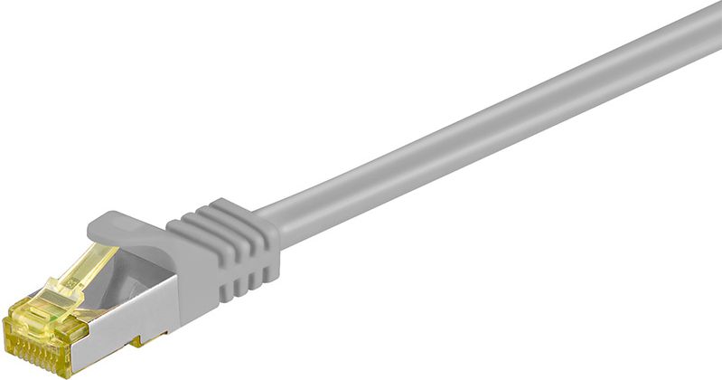 RJ-45 Patchkabel Cat 6.a S/FTP (PIMF), mit Cat.7 Rohkabel