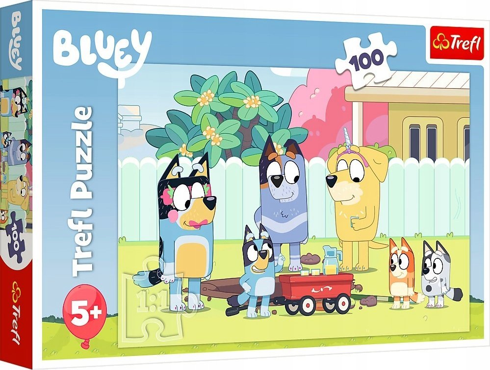 Trefl Puzzle 100 dílků Blueyho veselý svět