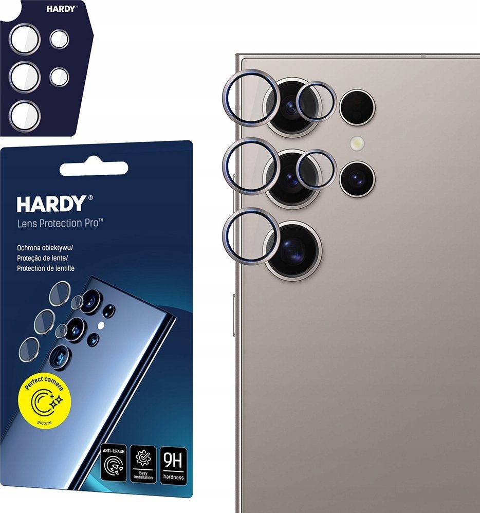 3mk ochrana kamery HARDY Lens Protection Pro pro Galaxy S24 Ultra Gray