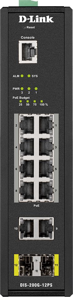 D-Link DIS-200G-12PS 12PS, Přepínač