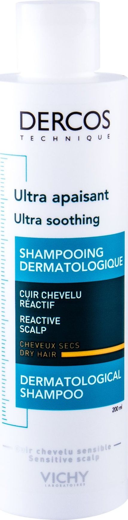 Vichy Dercos Ultra zklidňující šampon na suché vlasy 200ml
