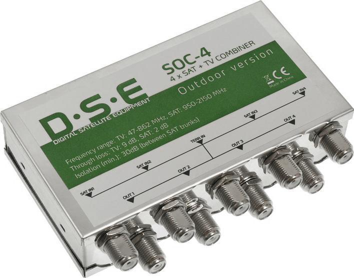 NoName RTV/SAT slučovač x4 DIGISAT 104 externí