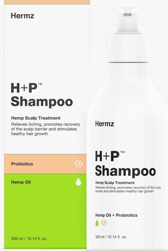 Hermz H+p šampon s konopným olejem a mléčným proteinem