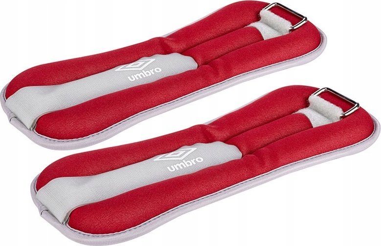 Umbro Umbro - Závažie na členky a zápästie 2x1 kg (červené)