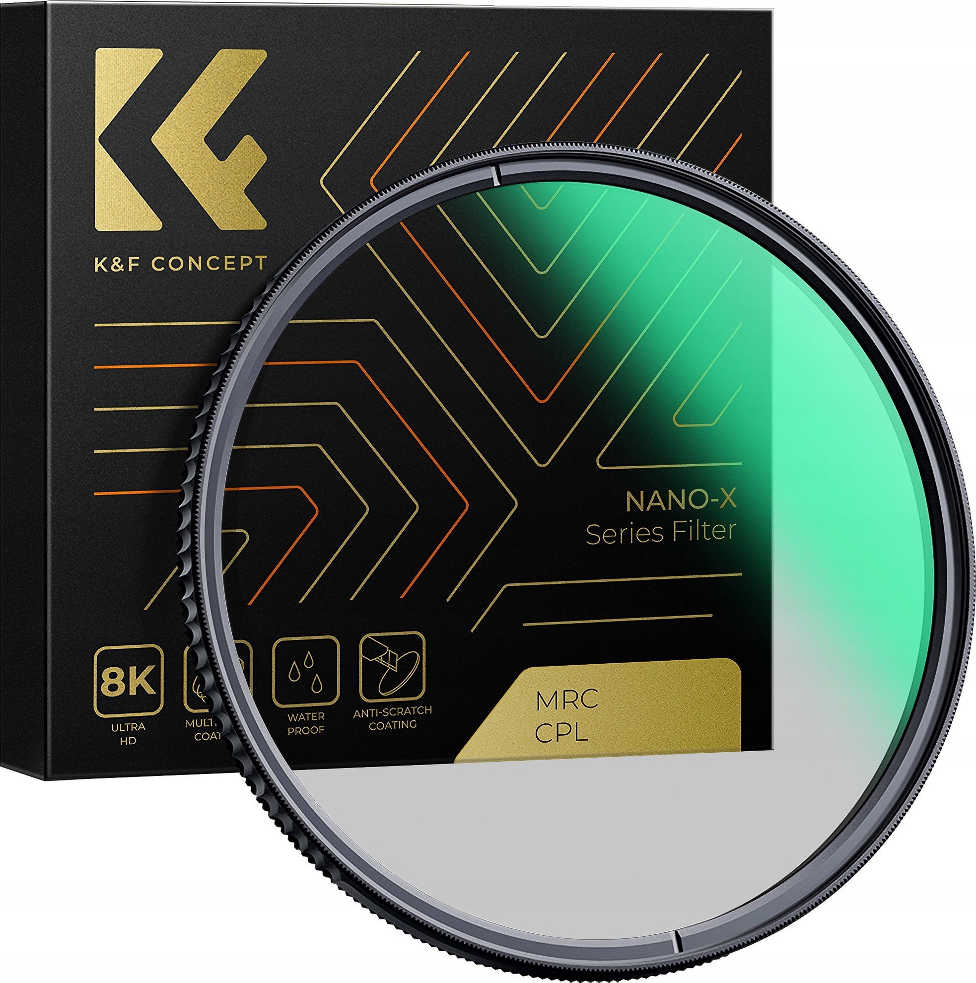 Kf Filter Polarizačný filter Cpl K&amp;f Concept Nano-x Ultra-low Reflection 95 mm 95 Mm / Kf01.2483