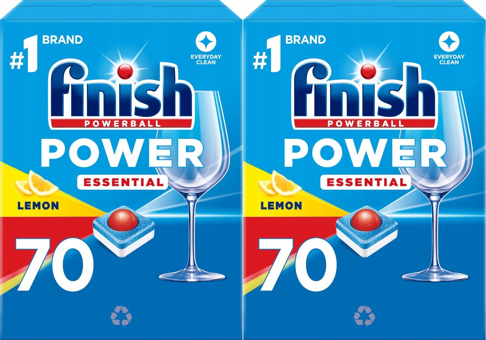 Chemia Chemikálie Tablety do myčky Power Essential Lemon 70 ks.