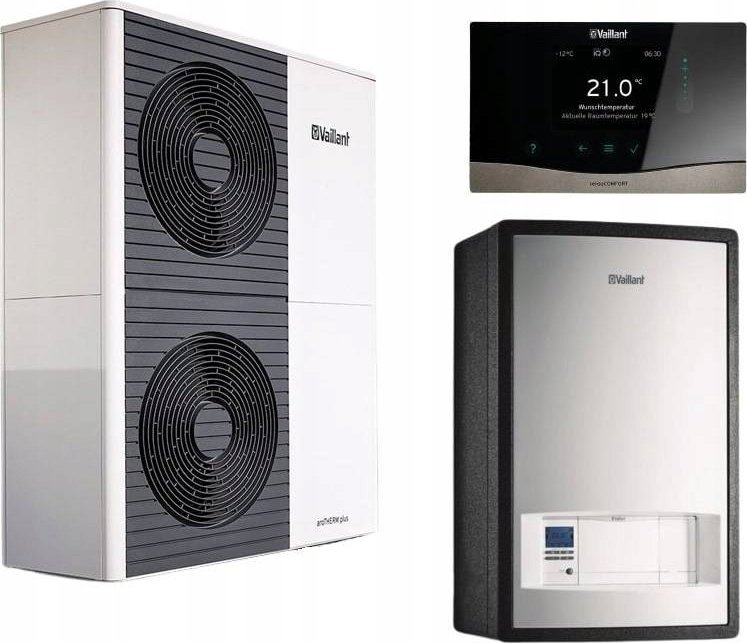 Balenie Vaillant: tepelné čerpadlo VWL 105/6A + nástenný modul MEH 97/6 + monoblok VRC 720 aroTHERM plus