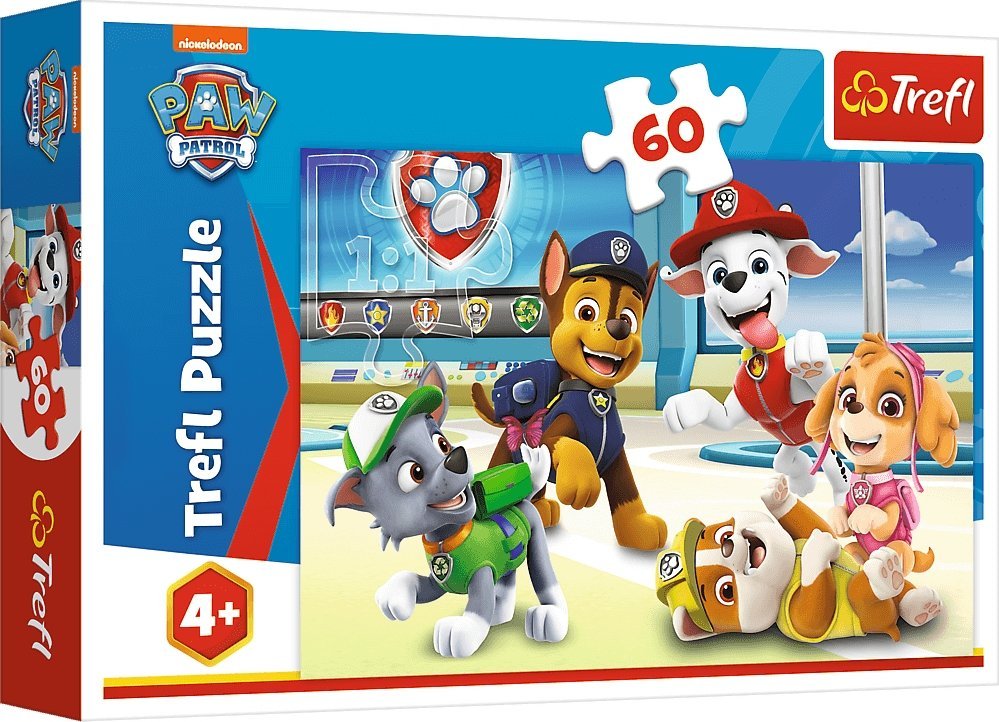 Trefl Puzzle 60 dílků Ve světě štěňat Tlapková patrola (Tlapková patrola)