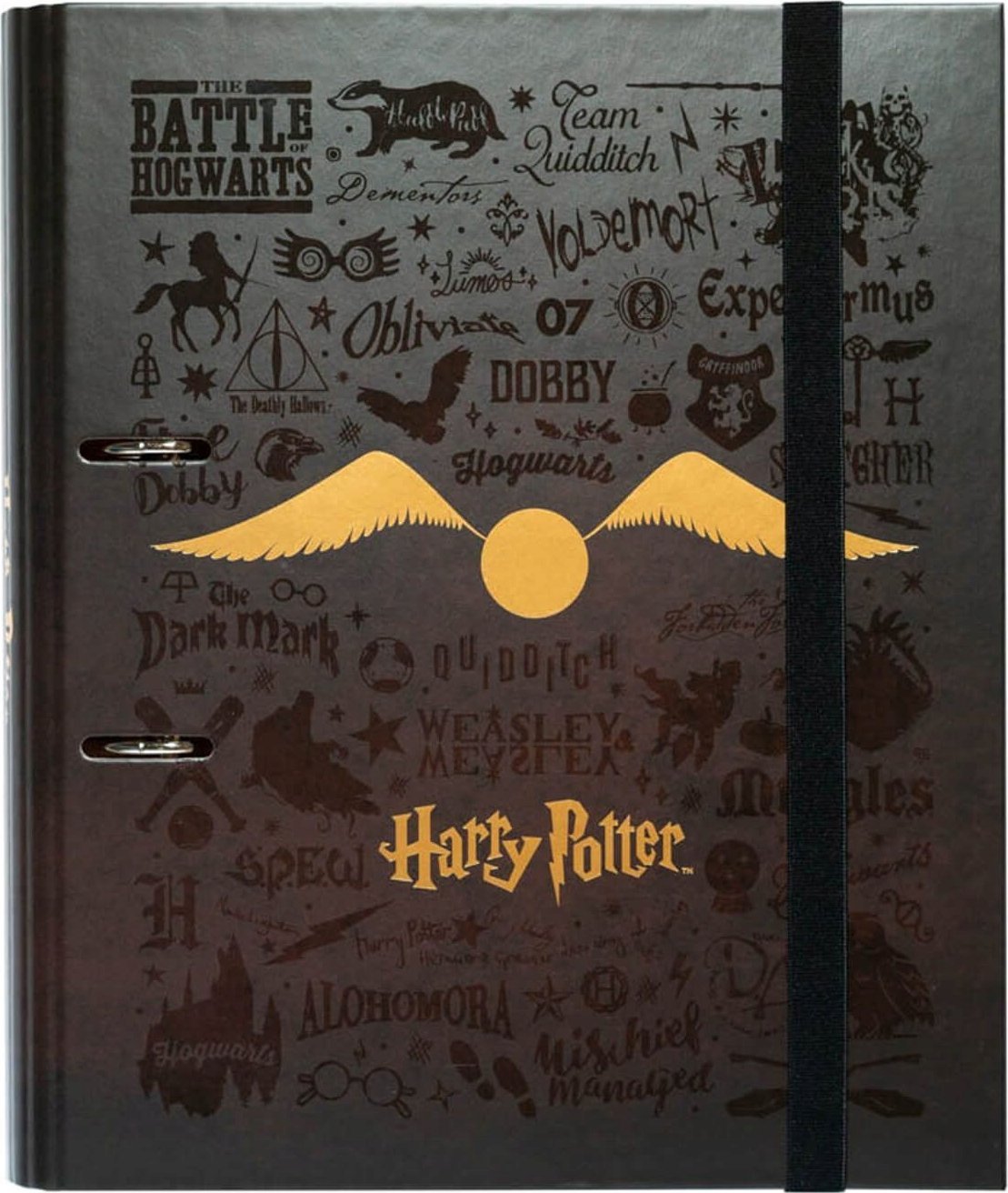 Harry Potter Pořadač Harry Potter - Pořadač A4 (2 kroužky, gumička)