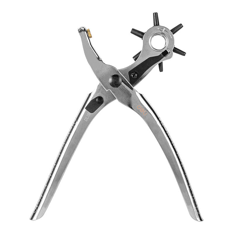 Dierovačka na kožu 9&quot; Deli Tools EDL1919C (strieborná)
