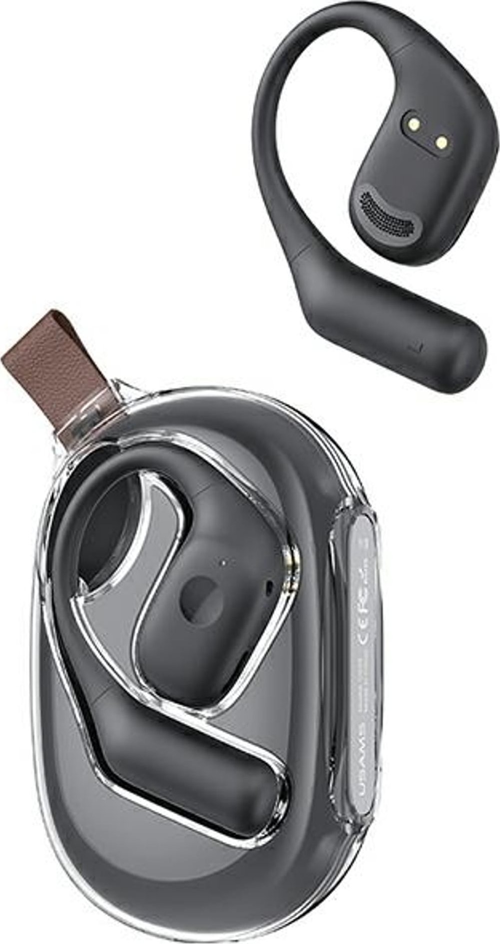 Usams USAMS sluchátka Bluetooth 5.3 G26 OWS Wireless Black/Black BHUUG01