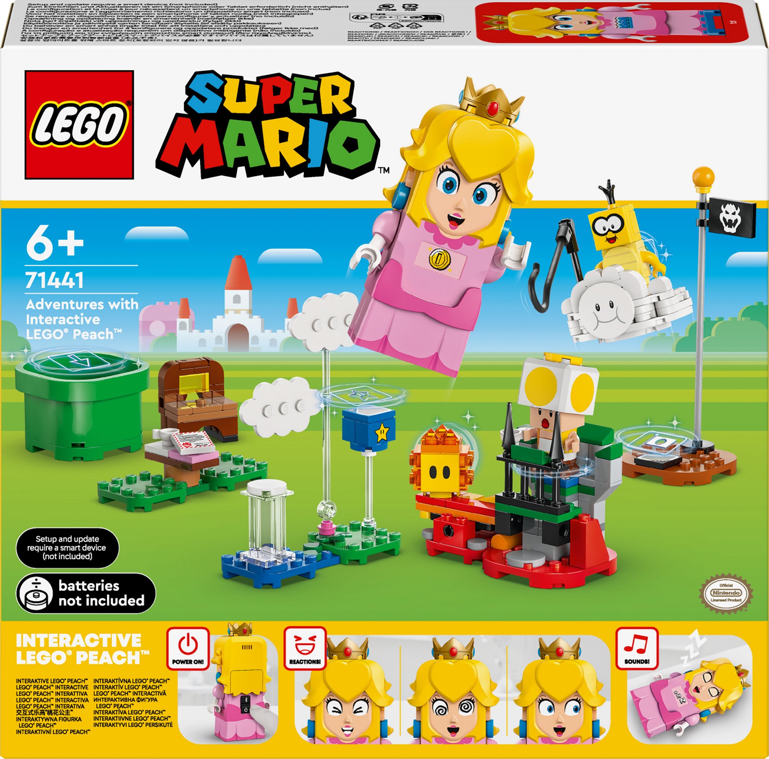 LEGO 71441 Super Mario Adventures s interaktivní stavebnicí LEGO Peach