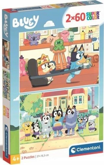 Clementoni Puzzle 2x60 dílků Bluey