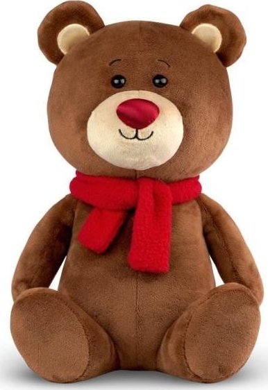 Tm Toys Maskot barevný nos plyšový medvídek hnědý