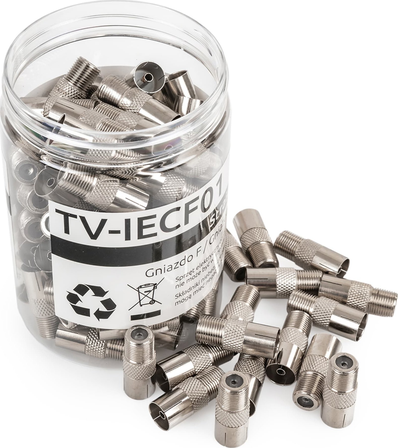 Spacetronik Zásuvka F / TV zásuvka Spacetronik TV-IECF01 100 ks (23733)