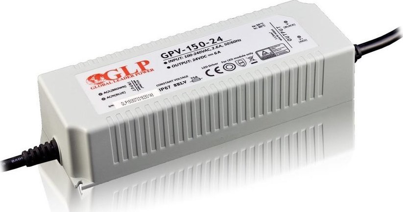 Global Leader Power GLP LED zdroj 24V 6,2A 150W